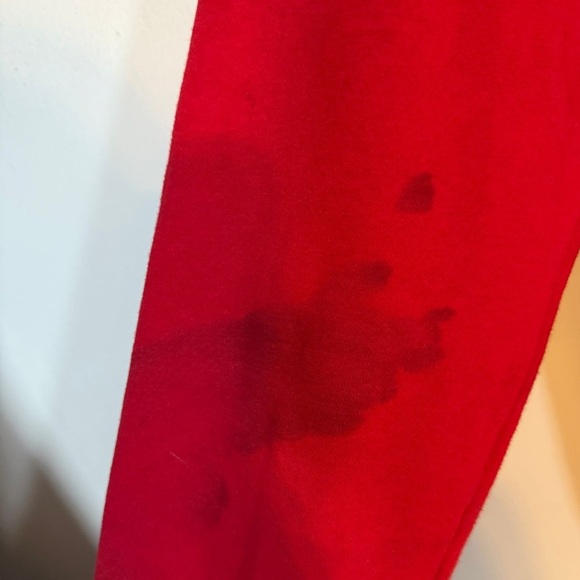 The North Face Red Pullover Hoodie Sweatshirt Men’s Size M - Picture 5 of 9